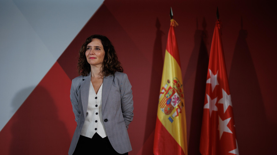 La presidenta madrileña, Isabel Díaz Ayuso