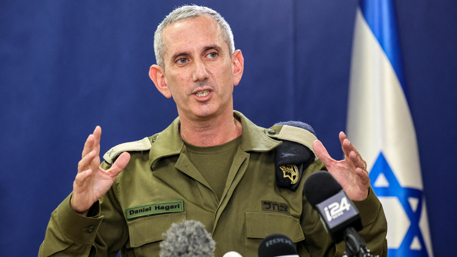 Daniel Hagari, portavoz de las Fuerzas de Defensa de Israel (FDI)