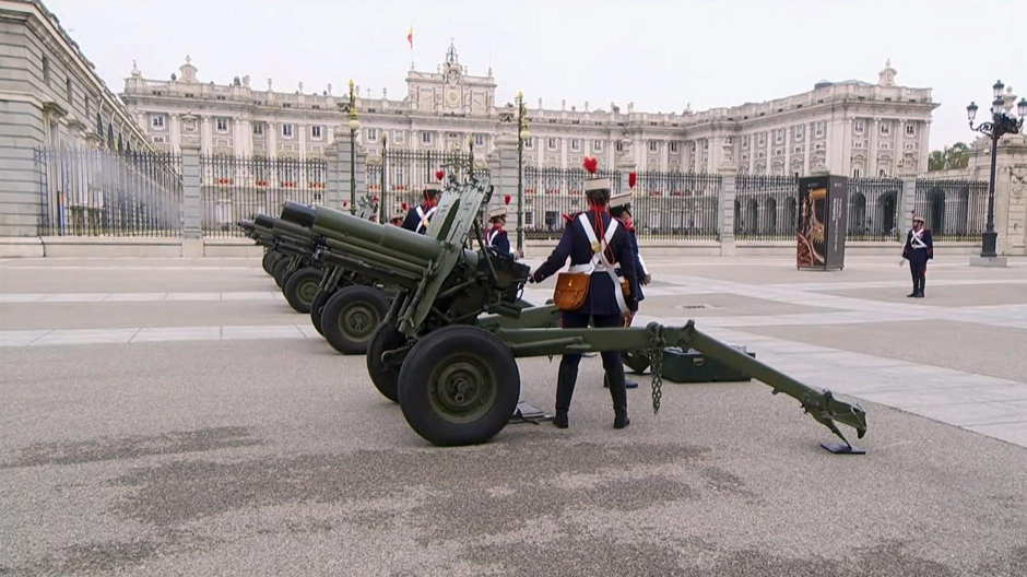 Así han sonado los cañones en el Palacio Real