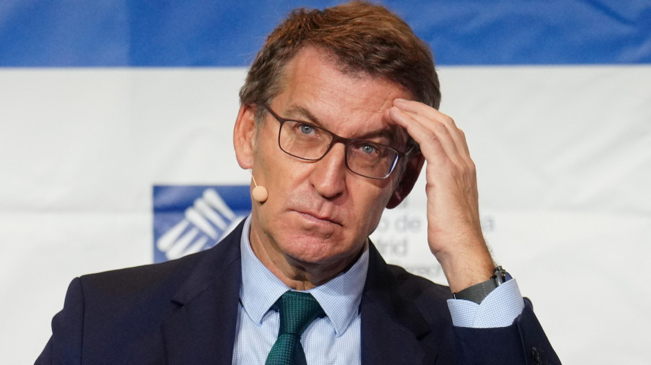 El líder del Partido Popular, Alberto Núñez Feijóo