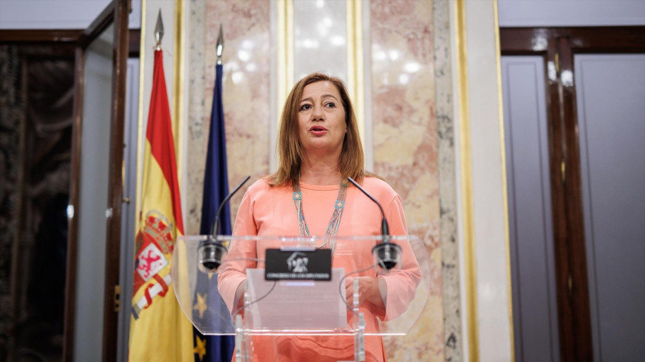 La presidenta del Congreso, Francina Armengol, en una imagen de archivo