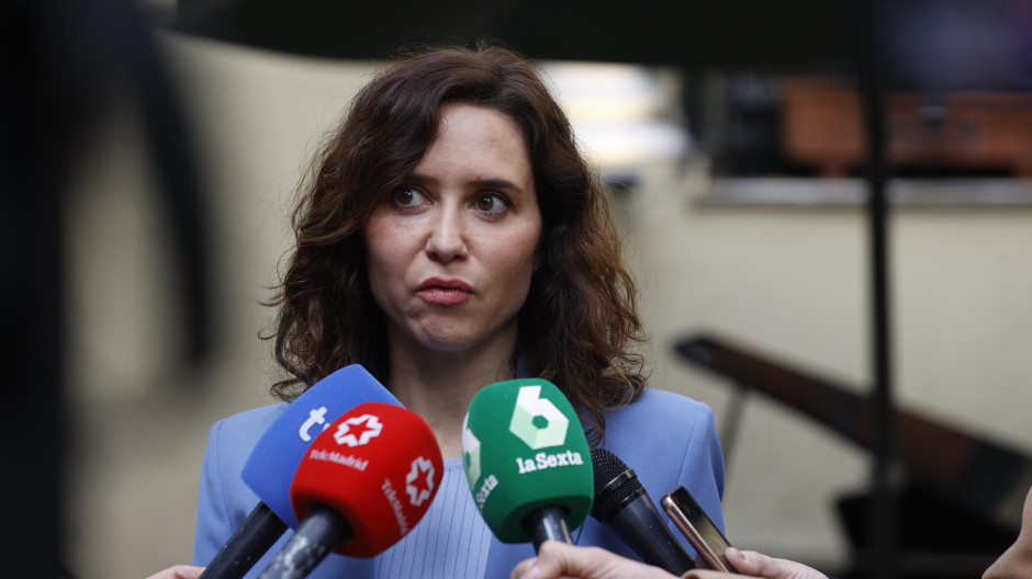 La presidenta de la Comunidad de Madrid, Isabel Díaz Ayuso