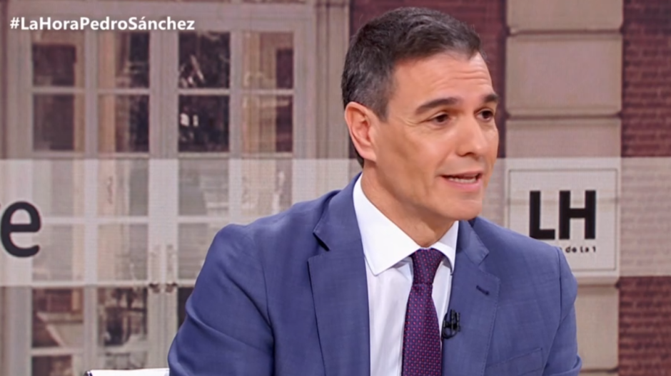 Pedro Sánchez en La Hora de la 1