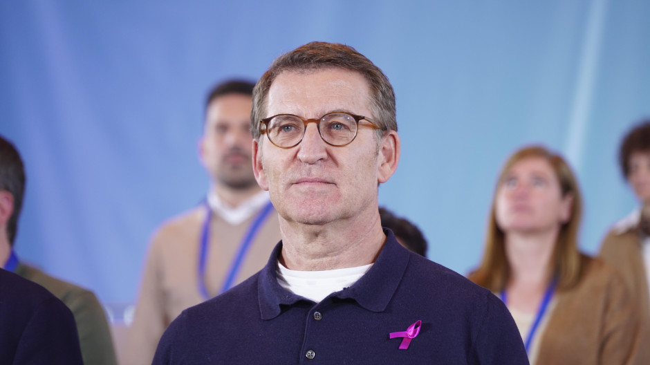 El presidente del Partido Popular, Alberto Núñez Feijóo