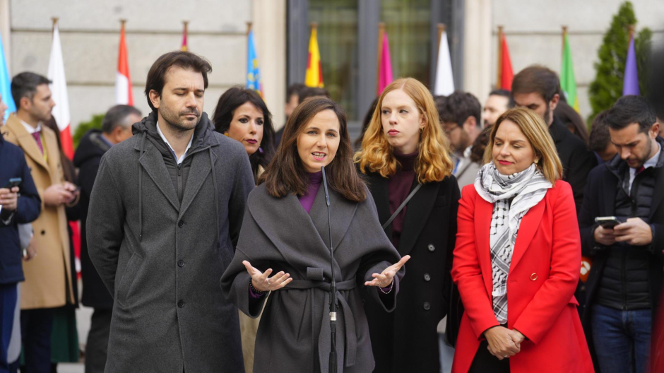 La líder de Podemos, Ione Belarra