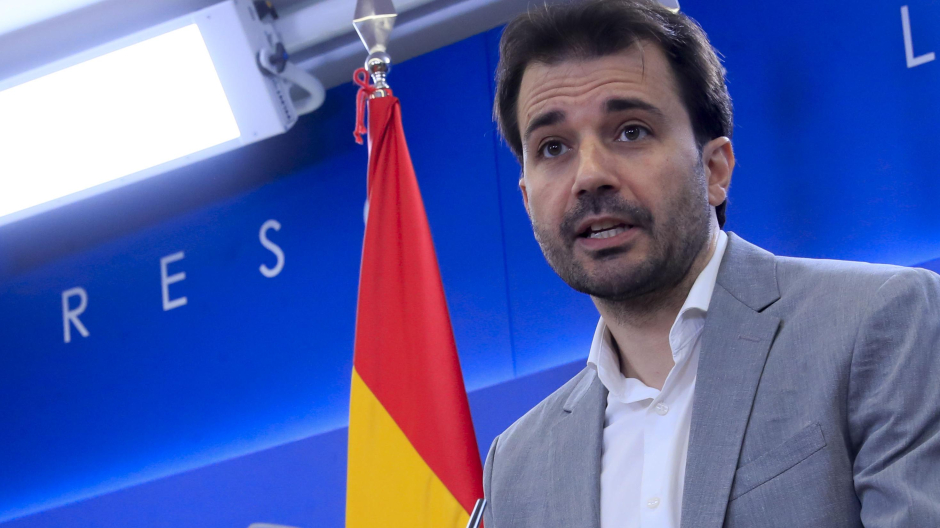 El diputado y portavoz de Podemos, Javier Sánchez Serna
