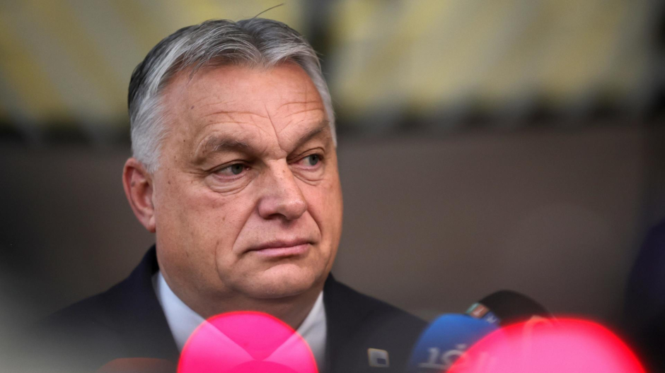 El primer ministro de Hungría, Viktor Orbán, en su llegada al Consejo Europeo este jueves