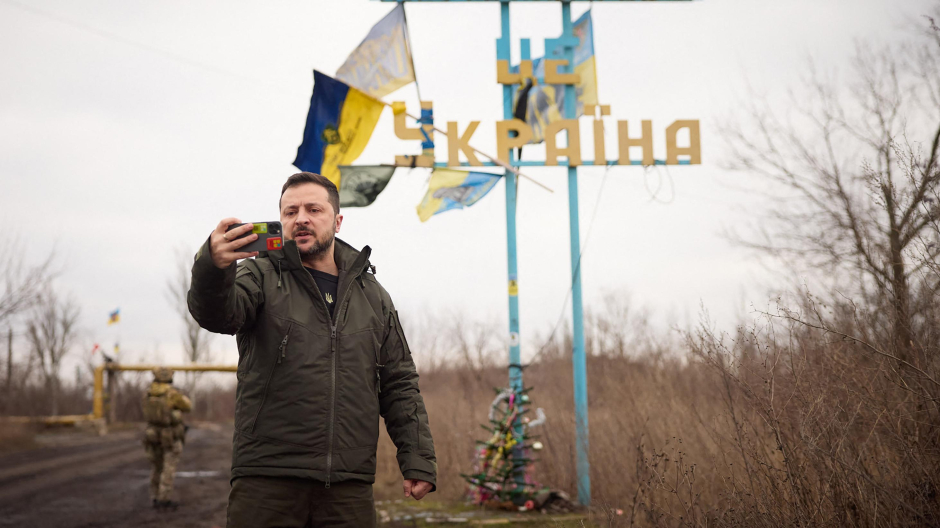 Zelenski Avdiivka Ucrania