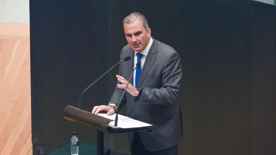 El portavox de Vox en el Ayuntamiento de Madrid, Javier Ortega Smith