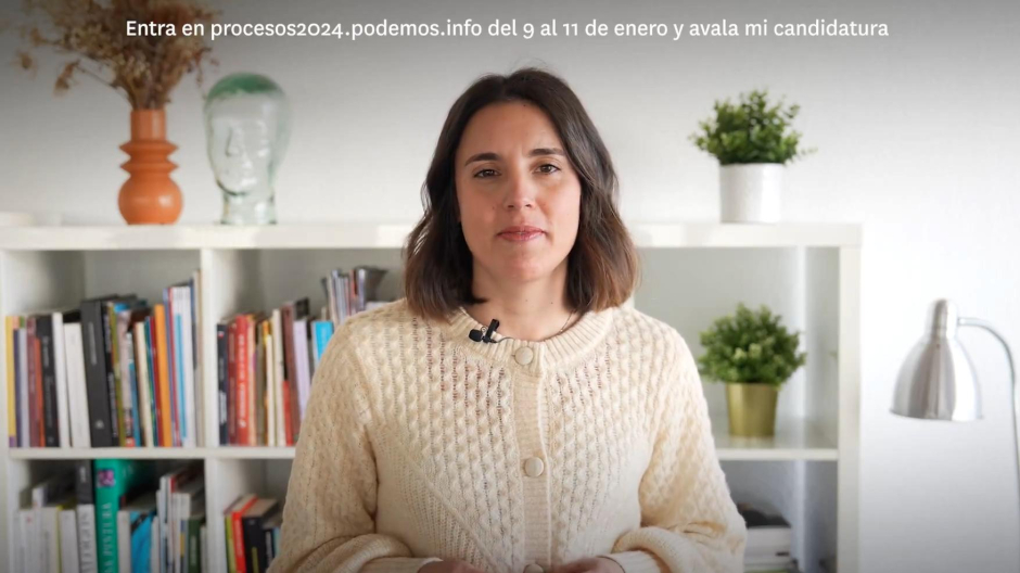 Irene Montero comienza a buscar avales para ser la candidata de Podemos para las elecciones europeas