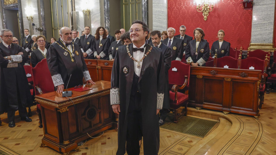 El fiscal general del Estado, Álvaro García Ortiz tras tomar posesión de su cargo en el Supremo