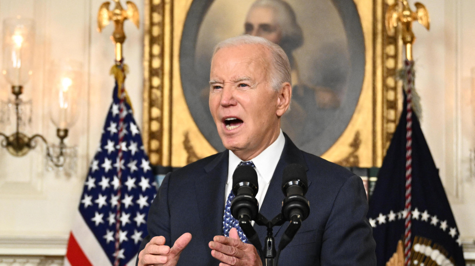 El presidente de Estados Unidos, Joe Biden, responde preguntas sobre Israel