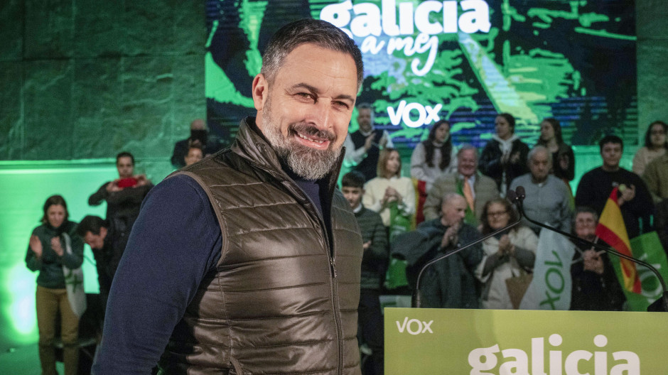 El líder de Vox, en Galicia