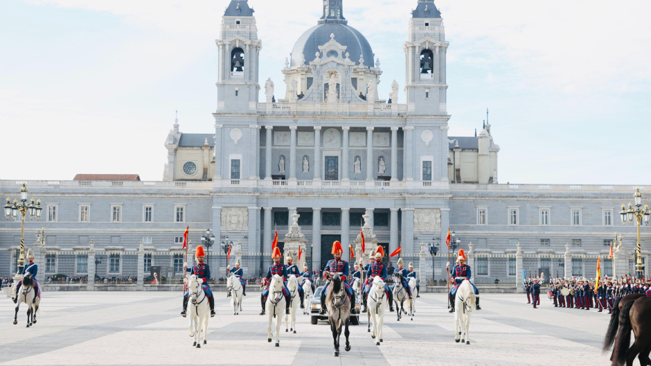 Ceremonia de entrega de cartas credenciales al Rey en el Palacio Real de Madrid