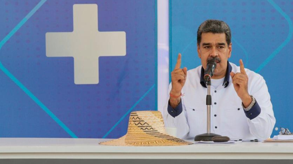 Nicolás Maduro durante su programa de televisión Maduro+