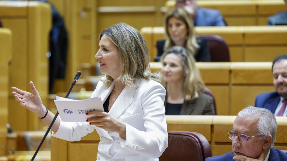 La portavoz del PP en el Senado, Alicia García