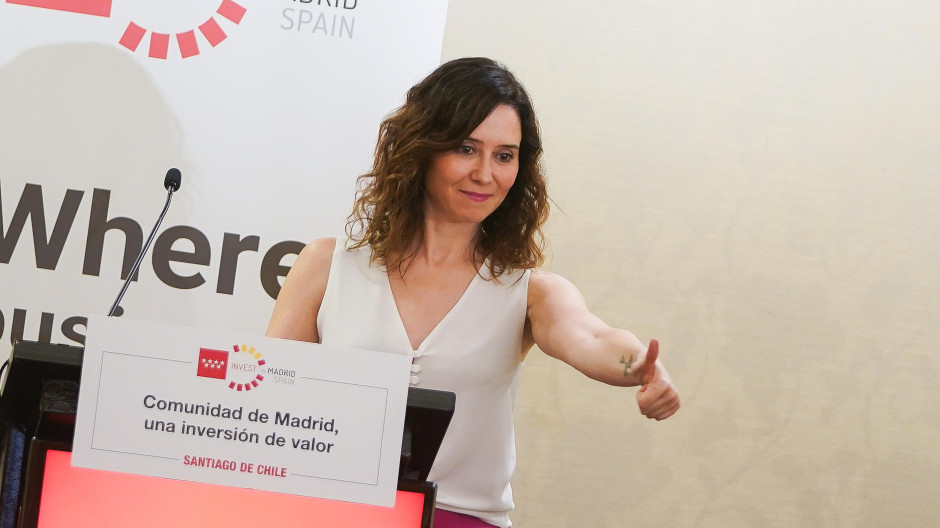 Isabel Díaz Ayuso en directo desde Chile