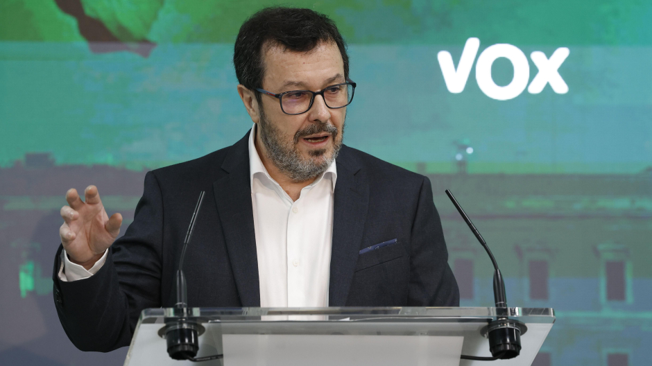 El portavoz nacional de Vox, José Antonio Fúster