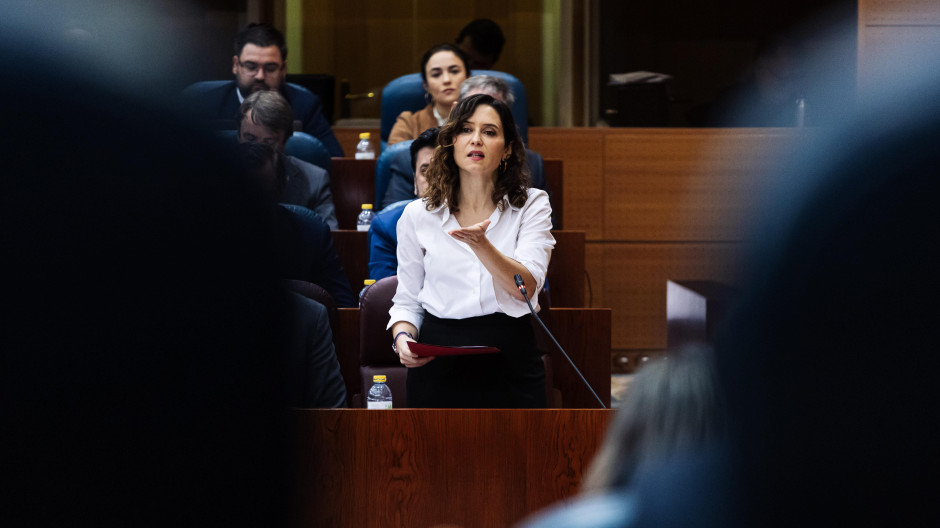 La presidenta de la Comunidad de Madrid, Isabel Díaz Ayuso