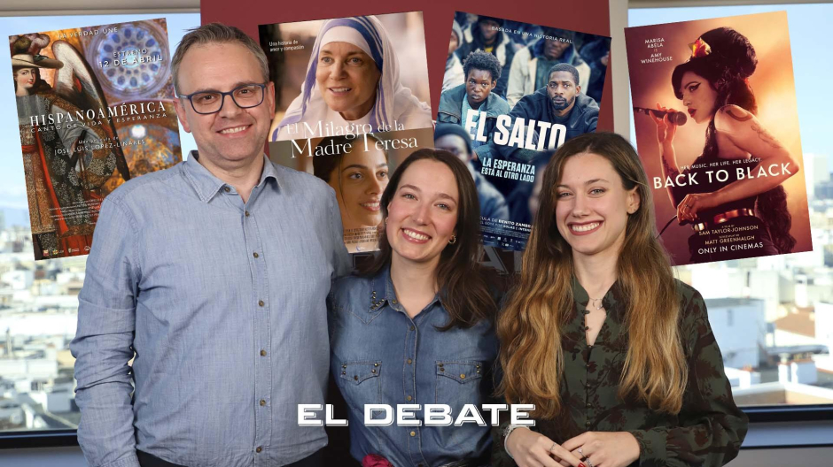 Jorge Aznal, Clara González y Cristina Blanco en 'Nos vamos al cine'