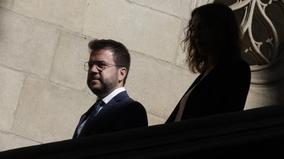 El presidente de la Generalitat, Pere Aragonès