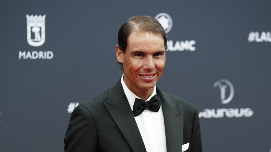 El tenista Rafa Nadal en los Premios Laureus 2024