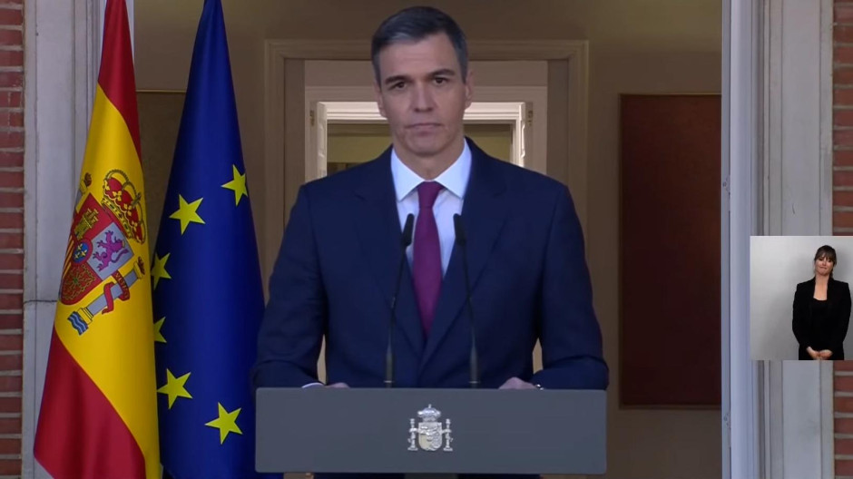 Vuelva a ver el discurso completo en el que Pedro Sánchez ha anunciado que no dimitirá