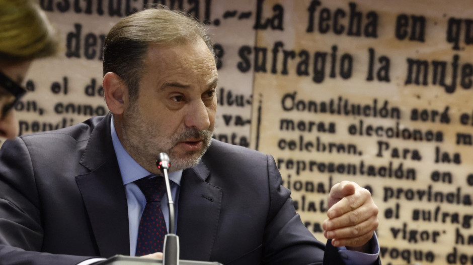 José Luis Ábalos, en la comisión de investigación del Senado