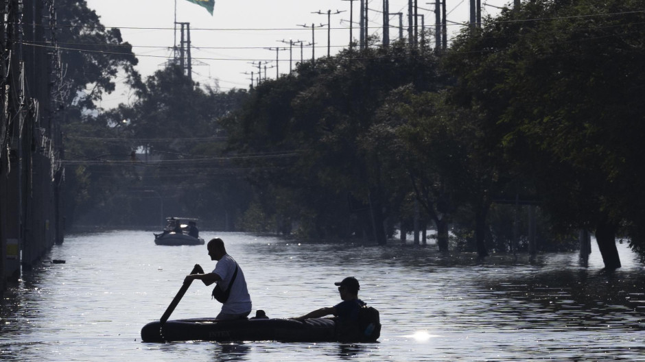 Inundación en Porto Alegre (Brasil)