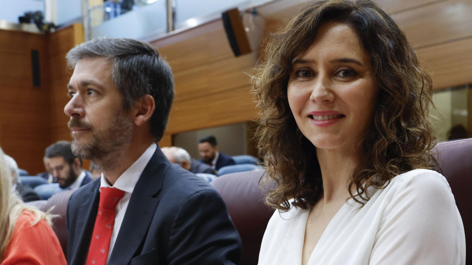 Ayuso interviene en el Pleno de la Asamblea de Madrid, en directo