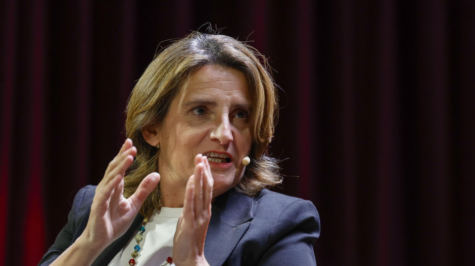La cabeza de lista de la candidatura del PSOE a las elecciones europeas, Teresa Ribera