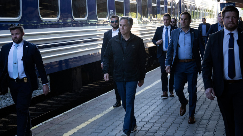 Antony Blinken, secretario de Estado de EE.UU. llega a Kiev en una visita sorpresa