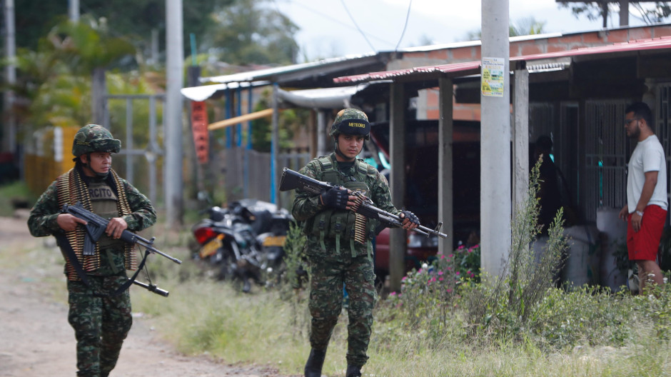 Integrantes del Ejército de Colombia