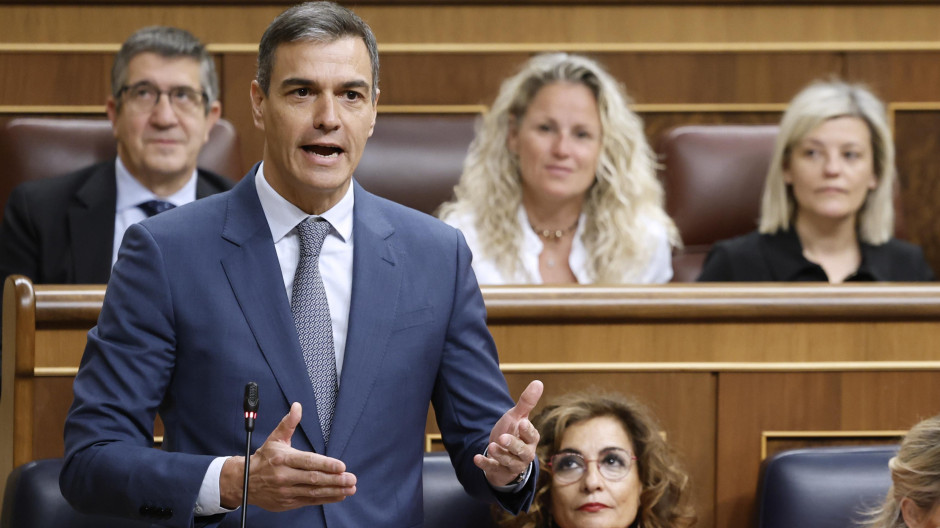 El presidente del Gobierno, Pedro Sánchez