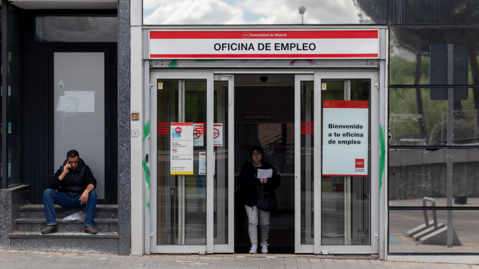 Entrada a una oficina del SEPE