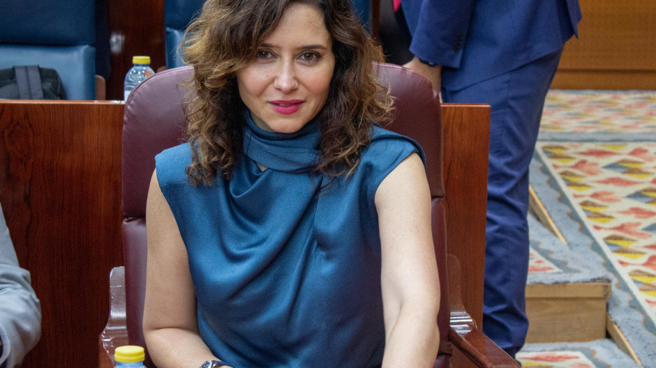 La presidenta de la Comunidad de Madrid, Isabel Díaz Ayuso