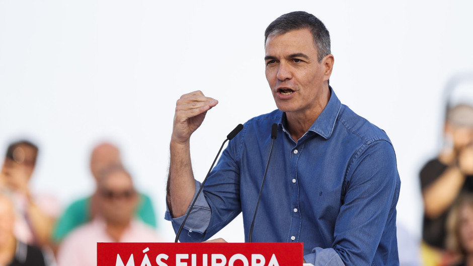 El presidente del Gobierno, Pedro Sánchez