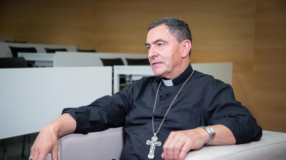 Monseñor Mikel Garciandía es obispo de Palencia desde enero