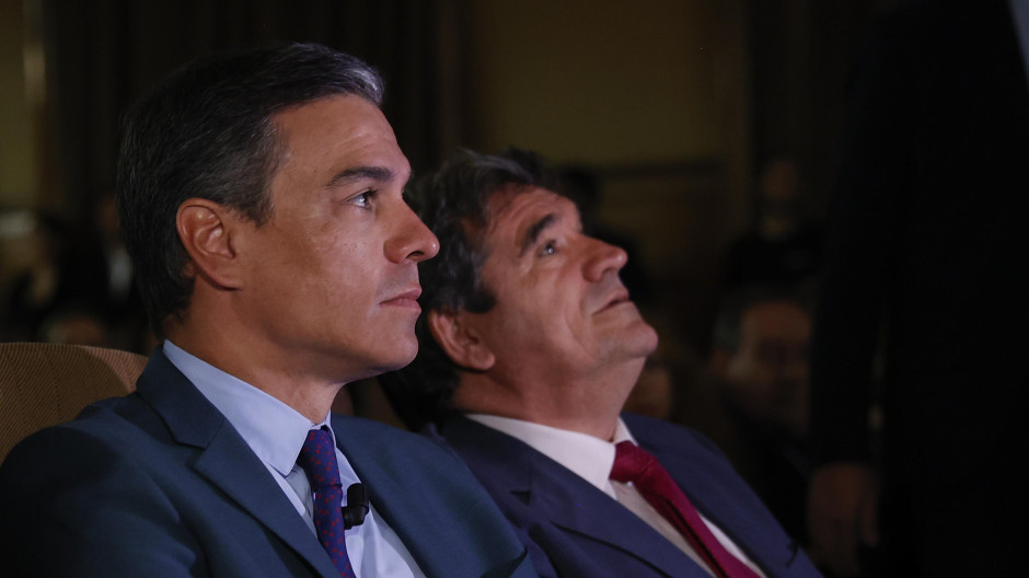 Pedro Sánchez y José Luis Escrivá