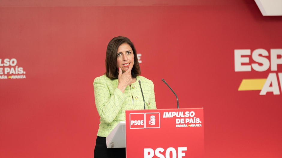 La portavoz del PSOE, Esther Peña