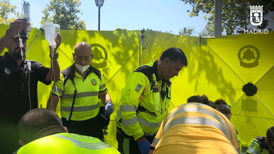 Muere un hombre de 44 años por un golpe de calor en un parque de Madrid