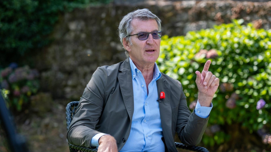 El presidente del Partido Popular, Alberto Núñez Feijóo