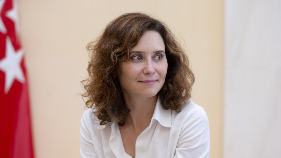 La presidenta de la Comunidad de Madrid, Isabel Díaz Ayuso