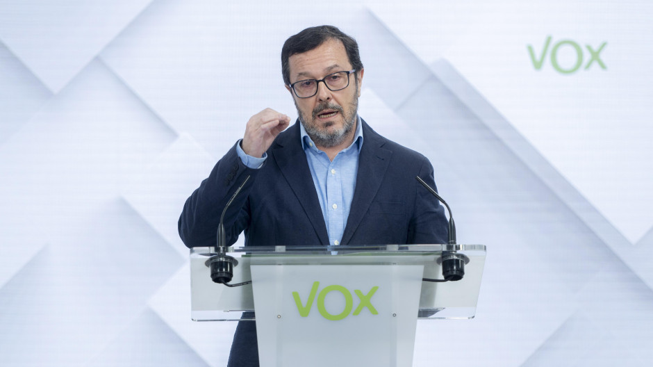 El portavoz de Vox, José Antonio Fúster