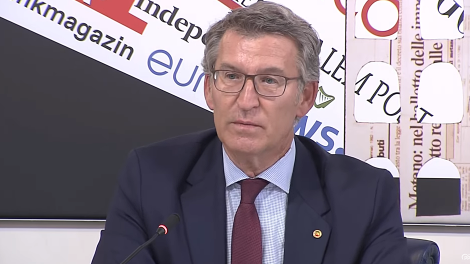 Alberto Núñez Feijóo en Roma