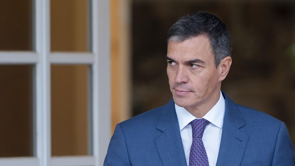 El presidente del Gobierno, Pedro Sánchez, en el Complejo de La Moncloa