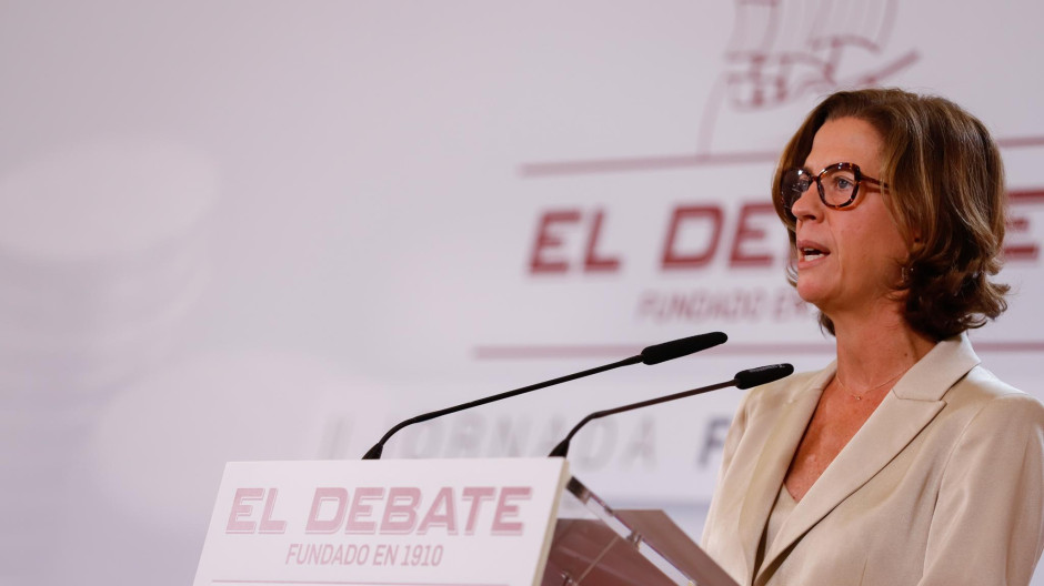Alejandra Kindelán, durante la inauguración de la II Jornada Financiera de El Debate