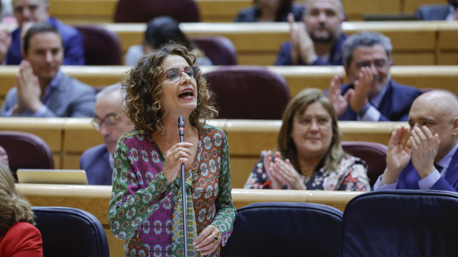 La vicepresidenta segunda y ministra de Hacienda, María Jesús Montero