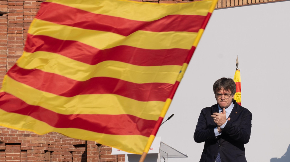 El prófugo Puigdemont, en directo