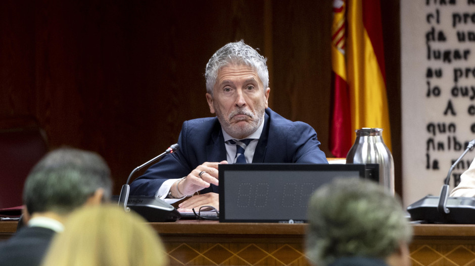 El ministro del Interior, Fernando Grande-Marlaska, comparece en la Comisión de Investigación sobre el caso Koldo